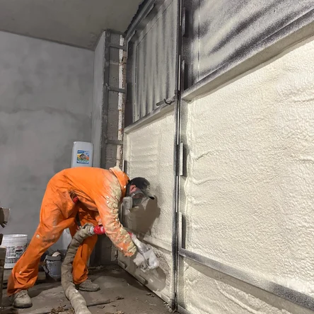 Напыление слоем 30 мм